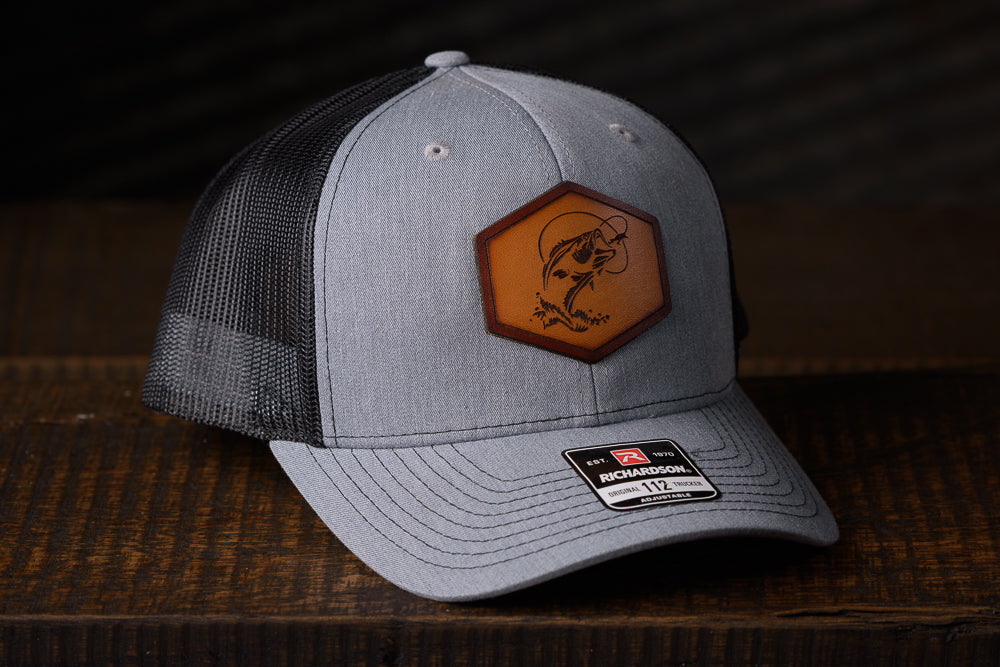 Fishing Leather Patch Hat – Time and Again by Russ