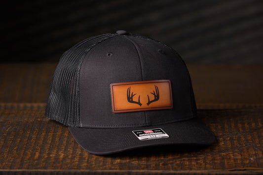 Deer Leather Patch Hat